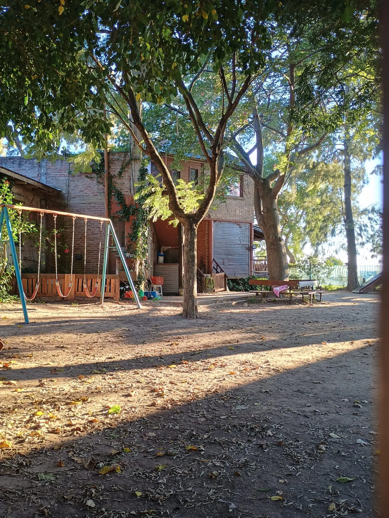 Espacios verdes y huerta de la escuela